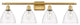 Innovations 516-4W-SG-GBD-752 4 Light Bath Vanity Light, Satin Gold