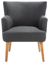 Safavieh Delfino Accent Chair, Dark Grey