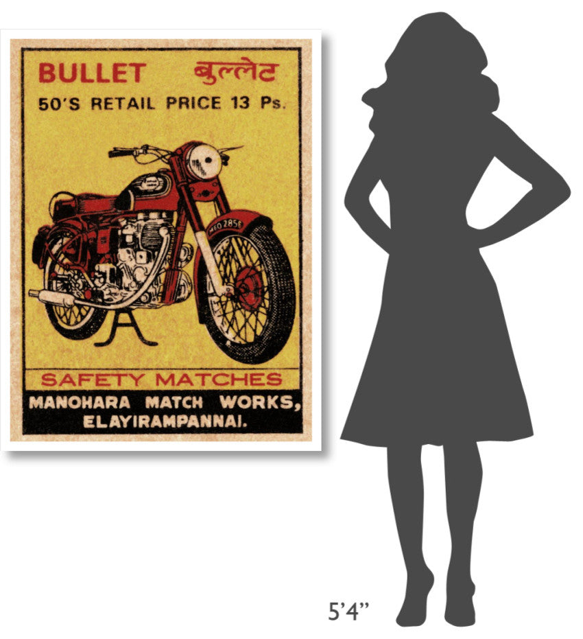 "Bullet Safety Matches" Digital Paper Print by Phillumenart, 35"x46"