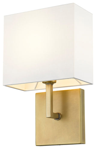 Z-Lite 815-1S Saxon 11" Tall Wall Sconce - Rubbed Brass
