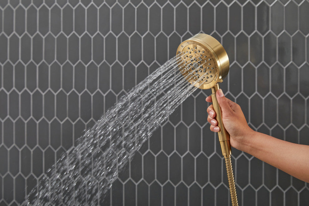 Parma 5 Function Handshower 1.75gpm Chrome, Brushed Bronze