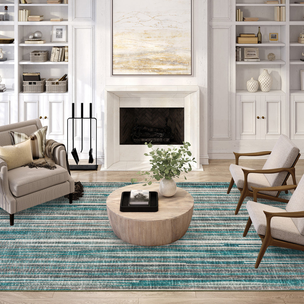 Dalyn Amador AA1 Teal 8'x8' Round Rug