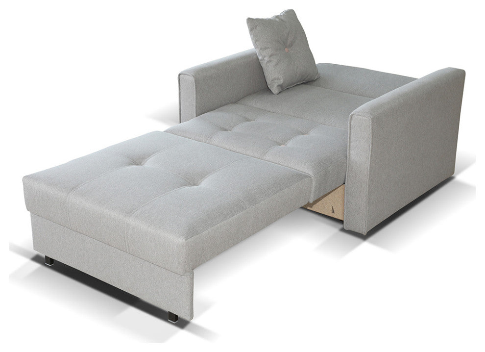 ZAID Sleeper Armchair , Grey