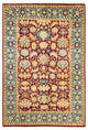 Mogul, One-of-a-Kind Hand-Knotted Area Rug Red, 6'2"x9'2"
