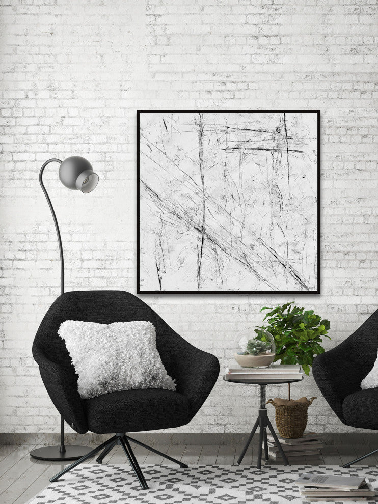 "Full Advantage" Floater Framed Painting Print on Canvas, 40x40