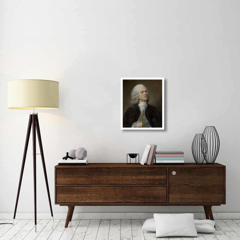 "Charles-Francois Pinceloup de la Grange" Paper Art, 22"x26"