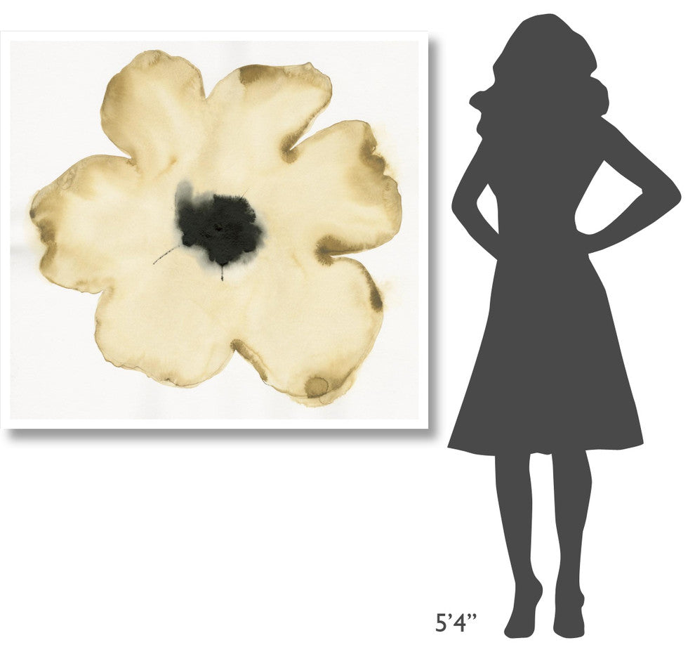 "Suede Fleur II" Digital Paper Print by Shirley Novak, 46"x43"