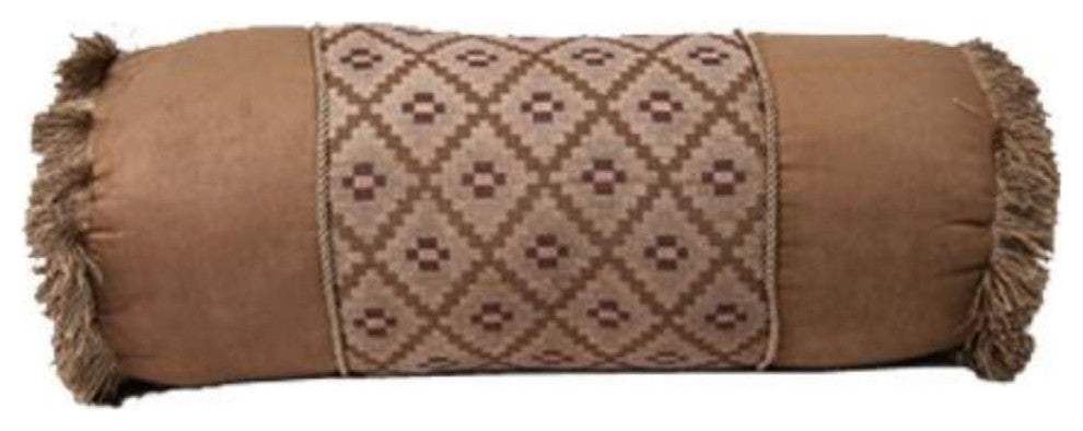 Bear Bedding Roll Pillow B, 9"x21"