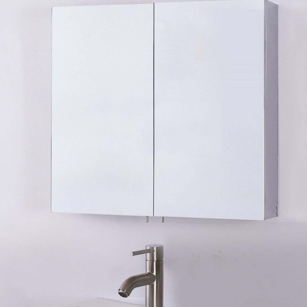 Double Door Mirrored Medicine Cabinet