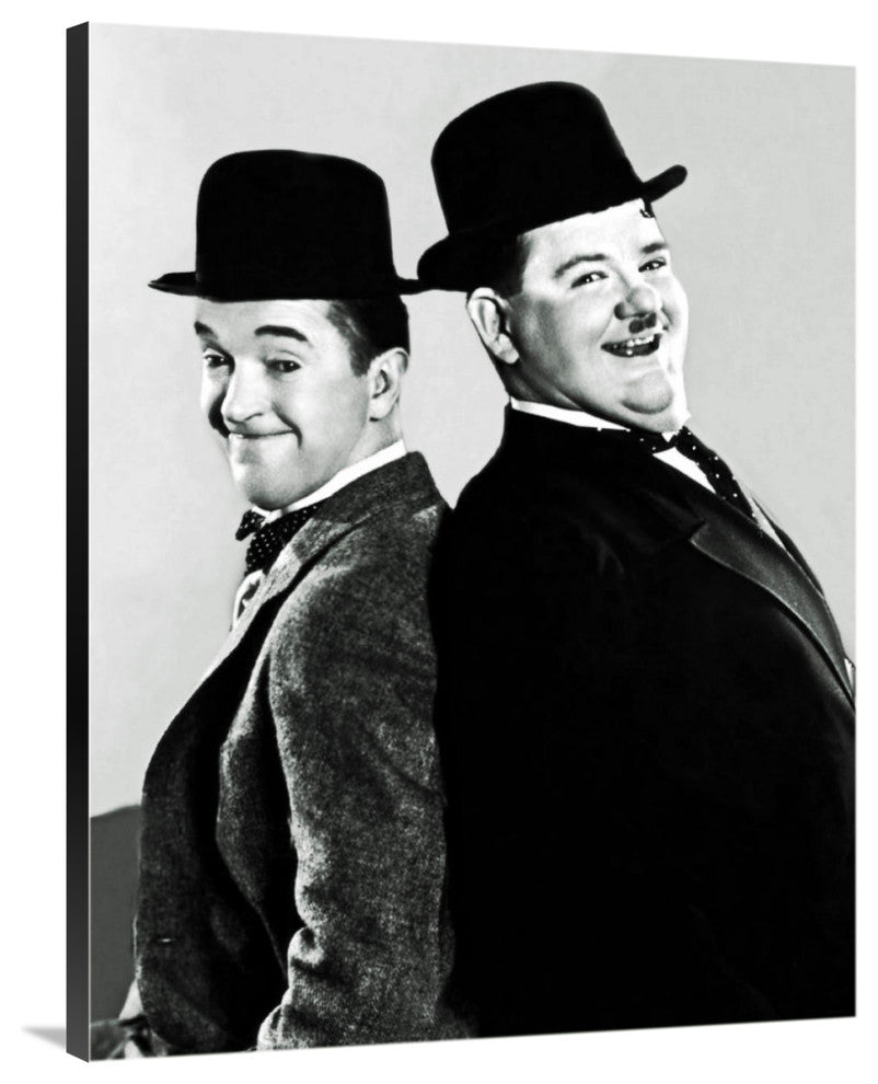 "Laurel & Hardy - Portrait, 1933" Canvas by Hollywood Photo Archive, 31x40"