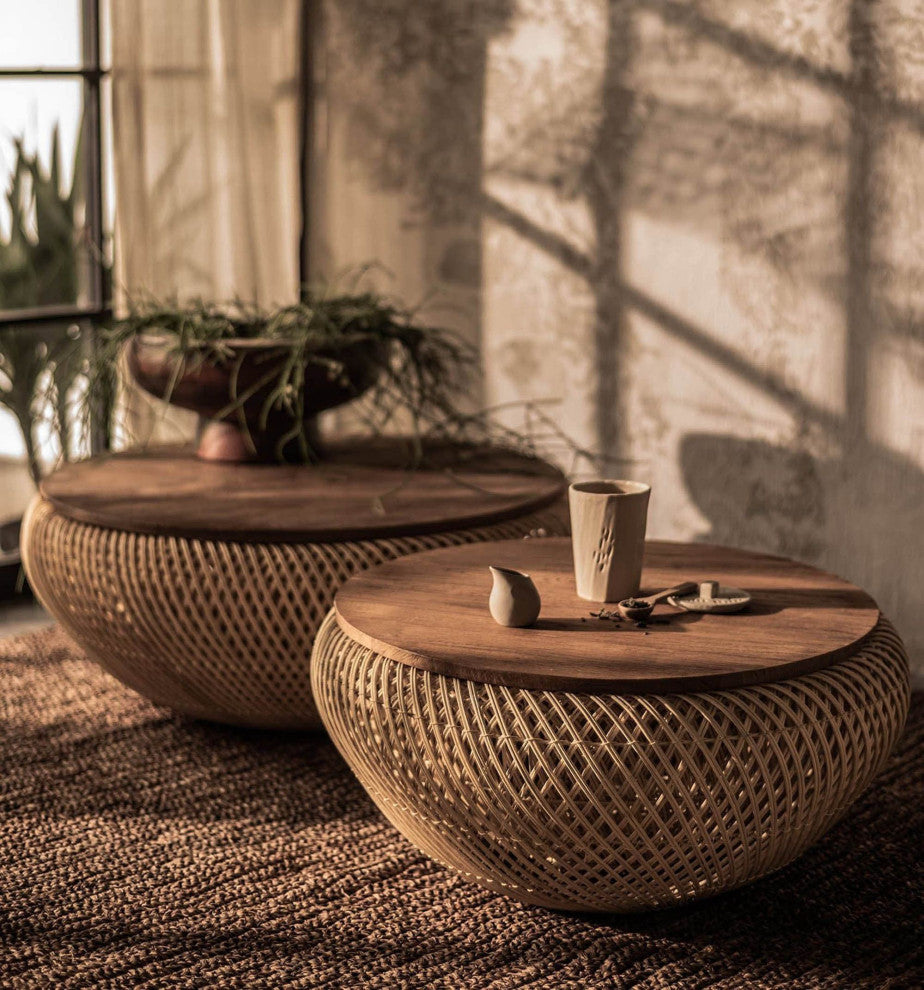 D-Bodhi Wave Coffee Table, Light Brown