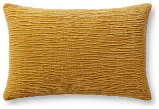 Loloi Pillow, Gold, 13''x21'', Cover With Down