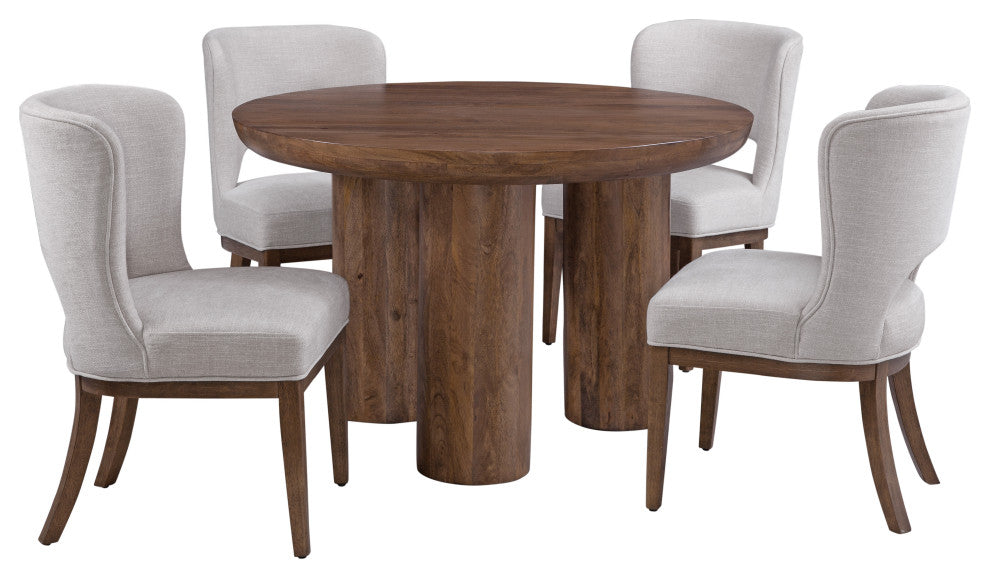 Napa Rustic Brown Wooden Dining Table