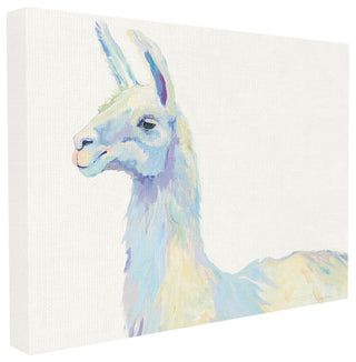 Ophelia The Llama, 30x40, Stretched Canvas Wall Art