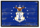 US Air National Guard Military Flag Canvas Print, 25"x37"