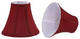 30050-2 Small Bell Chandelier Clip On Lamp Shade Rust 3"x6"x5", Set of 2
