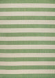 Negril Two-Tone Wide Stripe Indoor/Outdoor Area Rug, Green/Cream, 8x10
