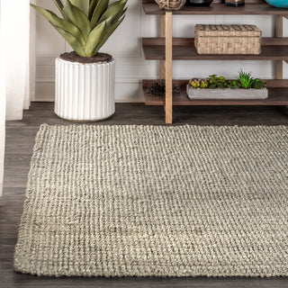 Pata Hand Woven Area Rug, Gray, 8 X 10