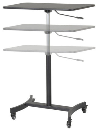 High Rise Mobile Adjustable Standing Desk