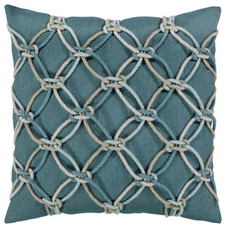 Lagoon Rope Indoor/Outdoor Performance Pillow, 20"x20