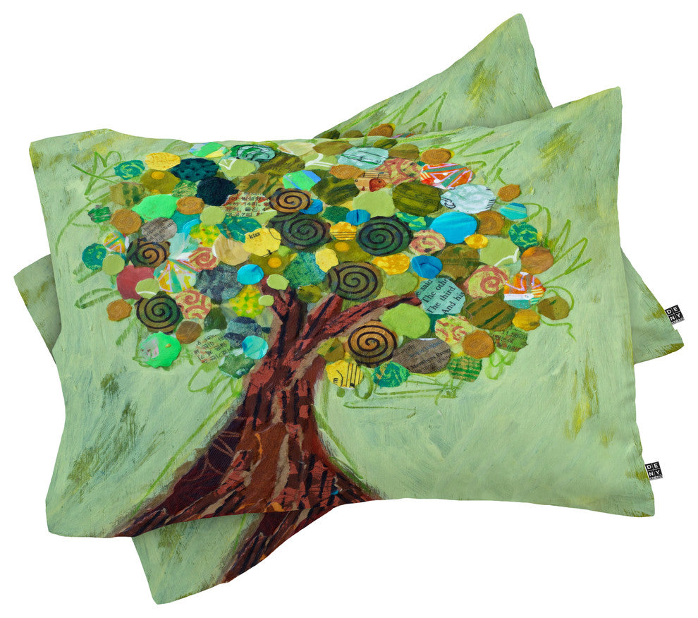 Deny Designs Elizabeth St Hilaire Nelson Spring Tree Pillow Shams, King