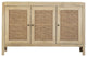 Coaster Amaryllis Rectangular 3-door Wood Accent Cabinet Natural