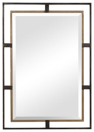 Uttermost Carrizo Gold & Bronze Rectangle Mirror