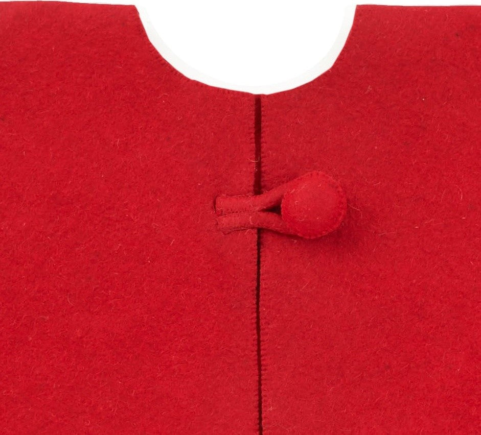 Candy Cane Christmas Tree Skirt in Red