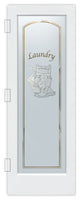 Laundry Door - Thru the Wringer - Primed - 32" x 80" - Book/Slab Door