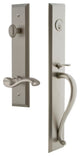 Fifth Avenue 1-Piece Handleset, S Grip and Portofino Lever, Satin Nickel, 848013
