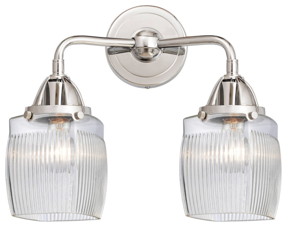 Innovations 288-2W-PC-G302-LED 2-Light Bath Vanity Light, Polished Chrome