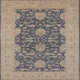 Ahgly Company Indoor Square Mid-Century Modern Area Rugs, 7' Square