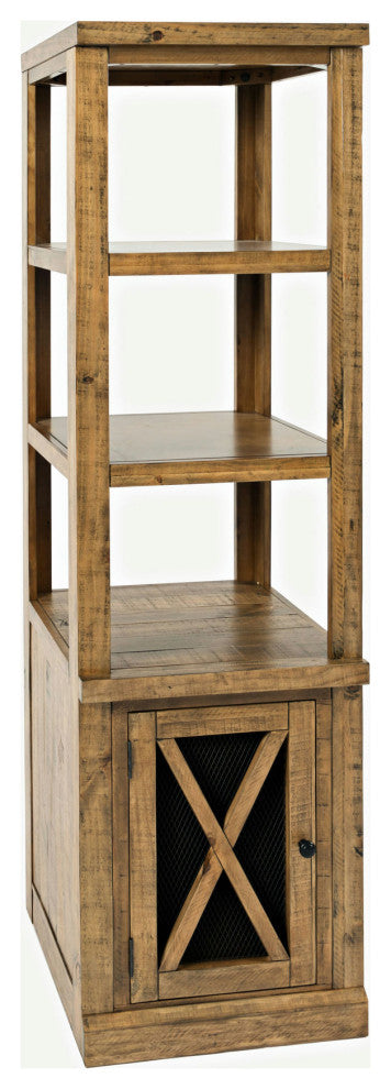 Telluride Rustic Distressed Pine Two Pier and Bridge Set