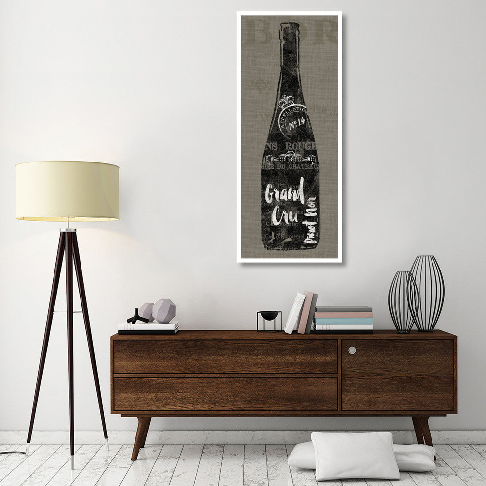 "Linen Wine I" Digital Paper Print by Sue Schlabach, 26"x62"