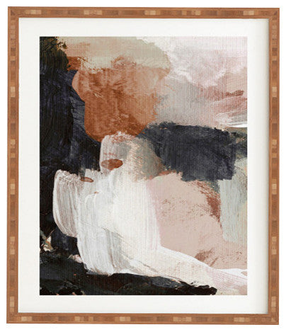 Dan Hobday Art Earthly Abstract Framed Wall Art, 14x16.5"
