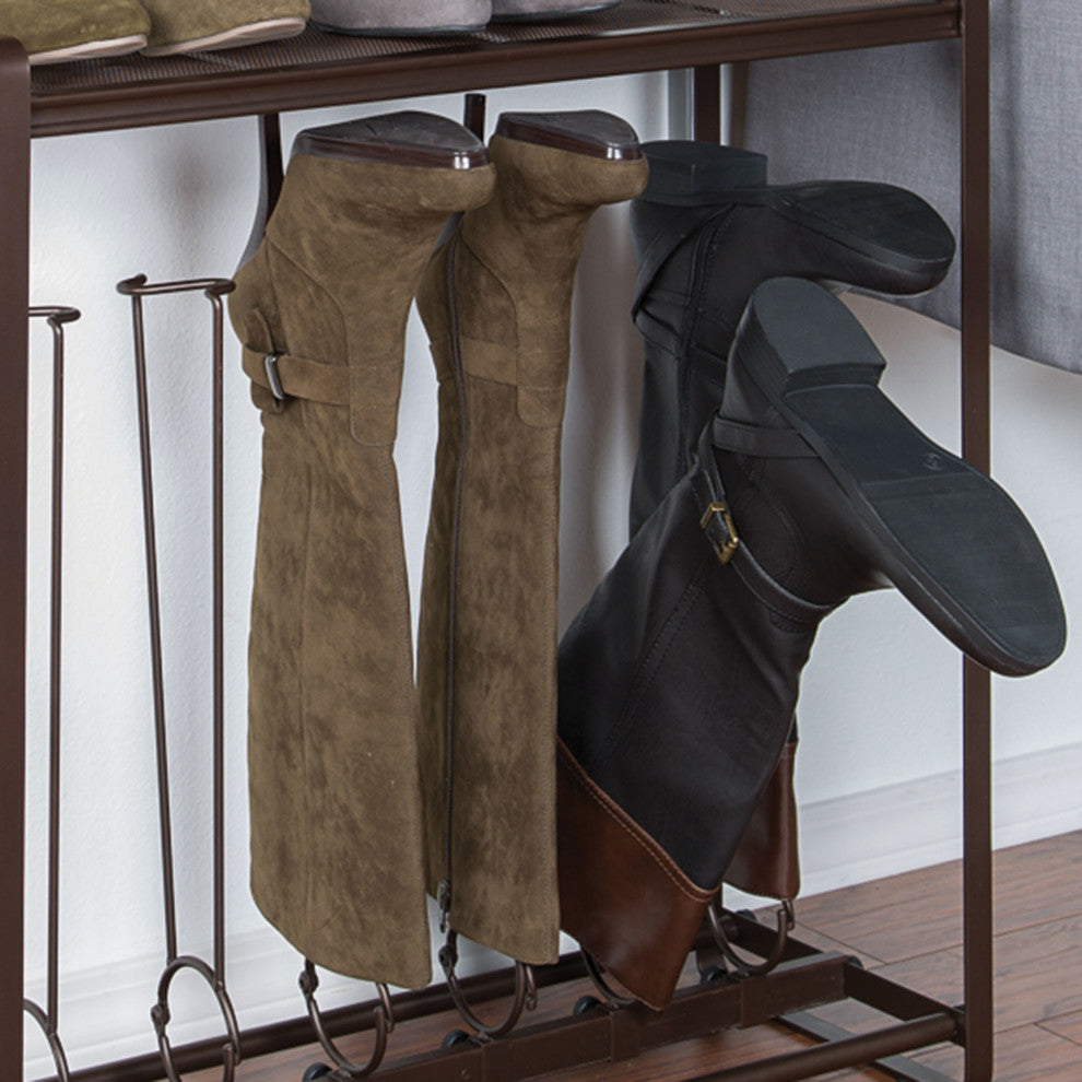 Shoe, Brnz Tilt Out Tall Boot