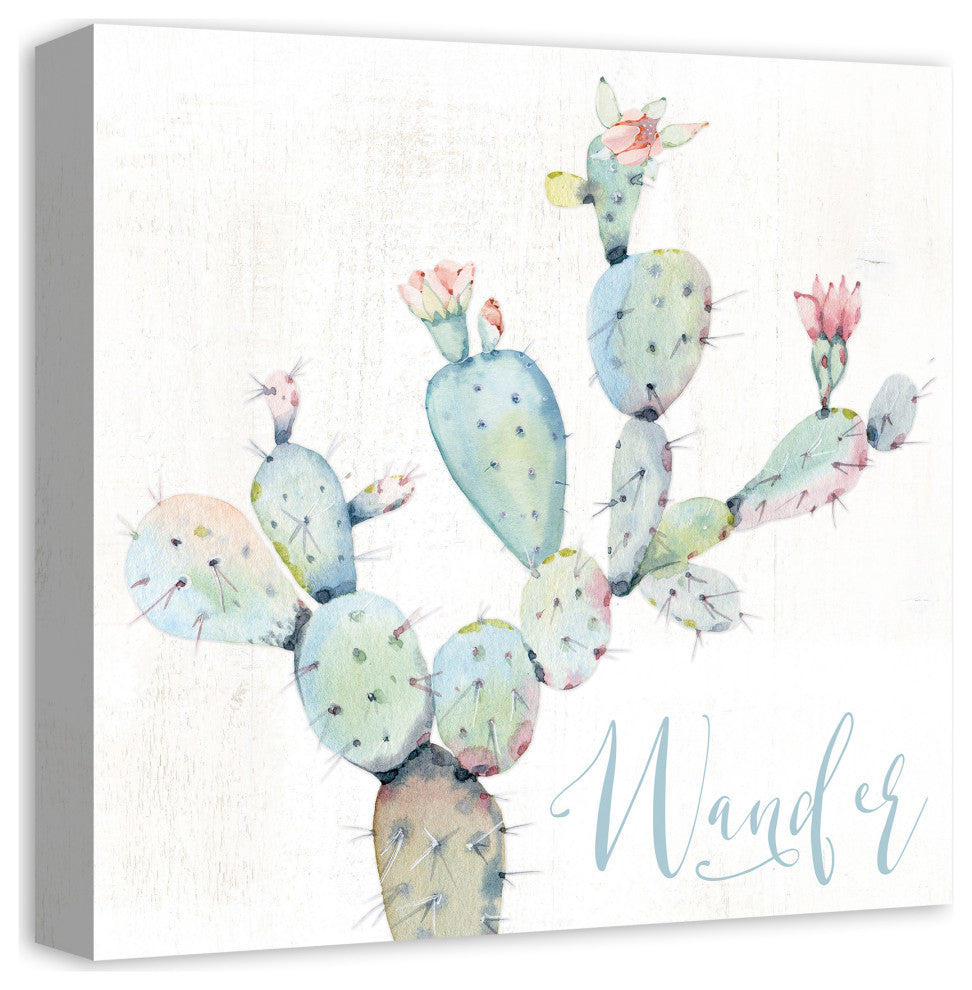 Wander Cactus 16x16 Canvas Wall Art