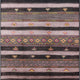 Ahgly Company Indoor Square Mid-Century Modern Area Rugs, 7' Square