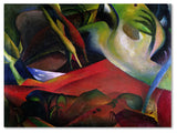 'The Storm, 1911' Canvas Art by August Macke