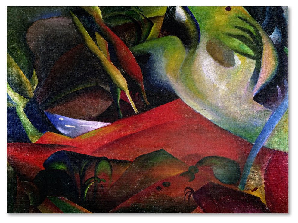 'The Storm, 1911' Canvas Art by August Macke