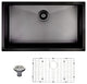 32" L X 18" W Undermount Kitchen Sink With Sink Grid