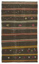Rug N Carpet - Handmade Turkish 6' 11'' x 11' 4'' Vintage Goat Hair Kilim Rug