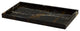 Myrtus Collection Black and Gold Marble Large Amenity Tray, Black and Brown