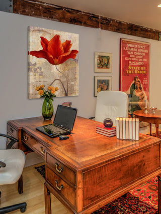 "Red Masterpiece I" Painting Print on Wrapped Canvas