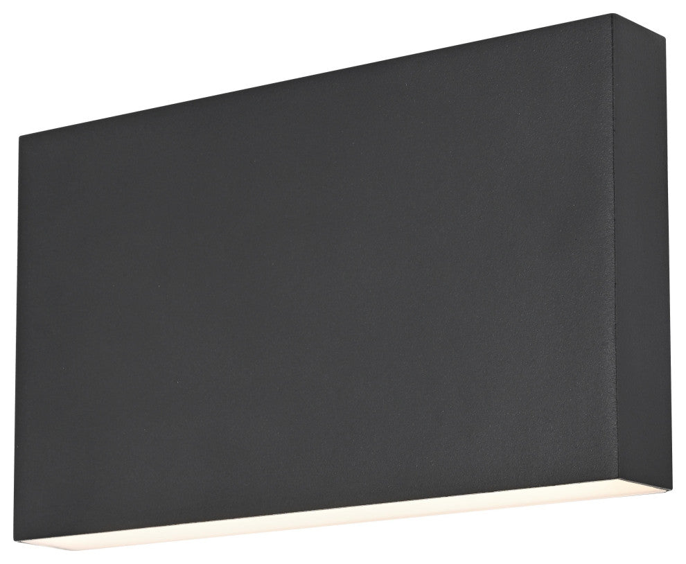 Home Living 8.5" Outdoor Wall Sconce, Black