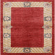 Ahgly Company Indoor Square Mid-Century Modern Area Rugs, 7' Square