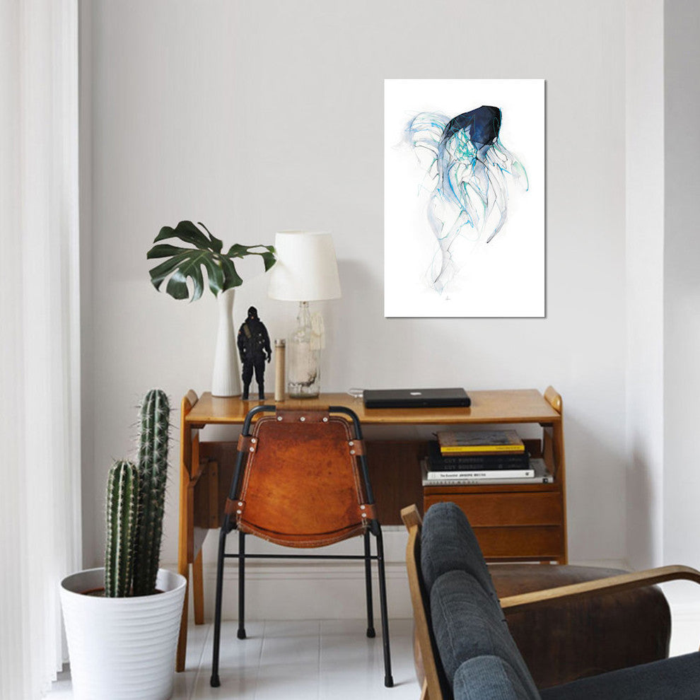 "Ghost Fish" by Alexis Marcou, Canvas Print, 26"x18"