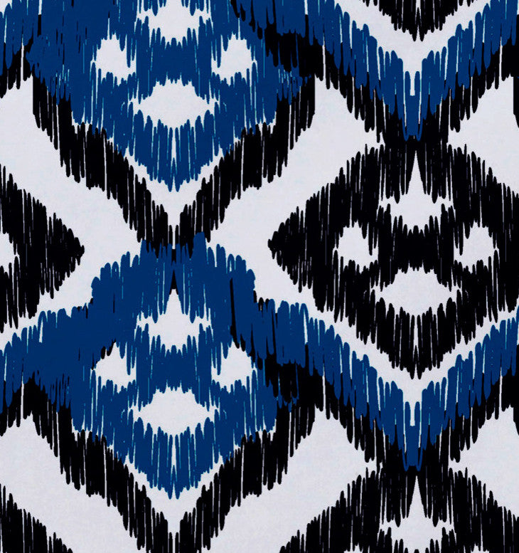 18"x14" Hipster, Geometric Print Placemat, Blue, Set of 4