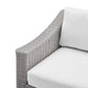 Lounge Chair, Sunbrella, Rattan, Wicker, Gray White, Modern, Outdoor Patio