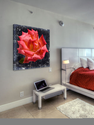 "Rose Lantern" Painting Print on Canvas by Aryai